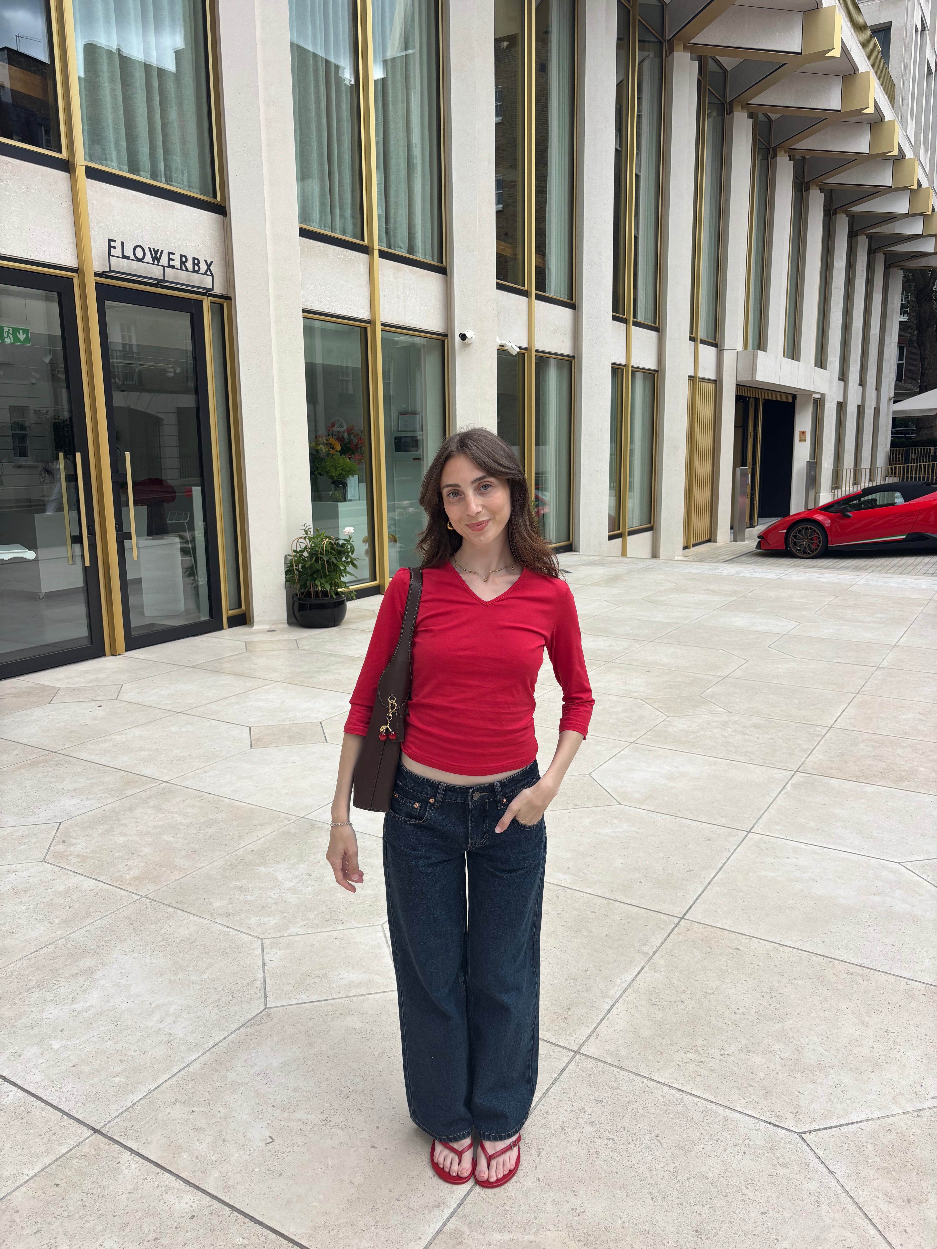 PRE-ORDER Petite Wide Leg Jeans | Dark Wash