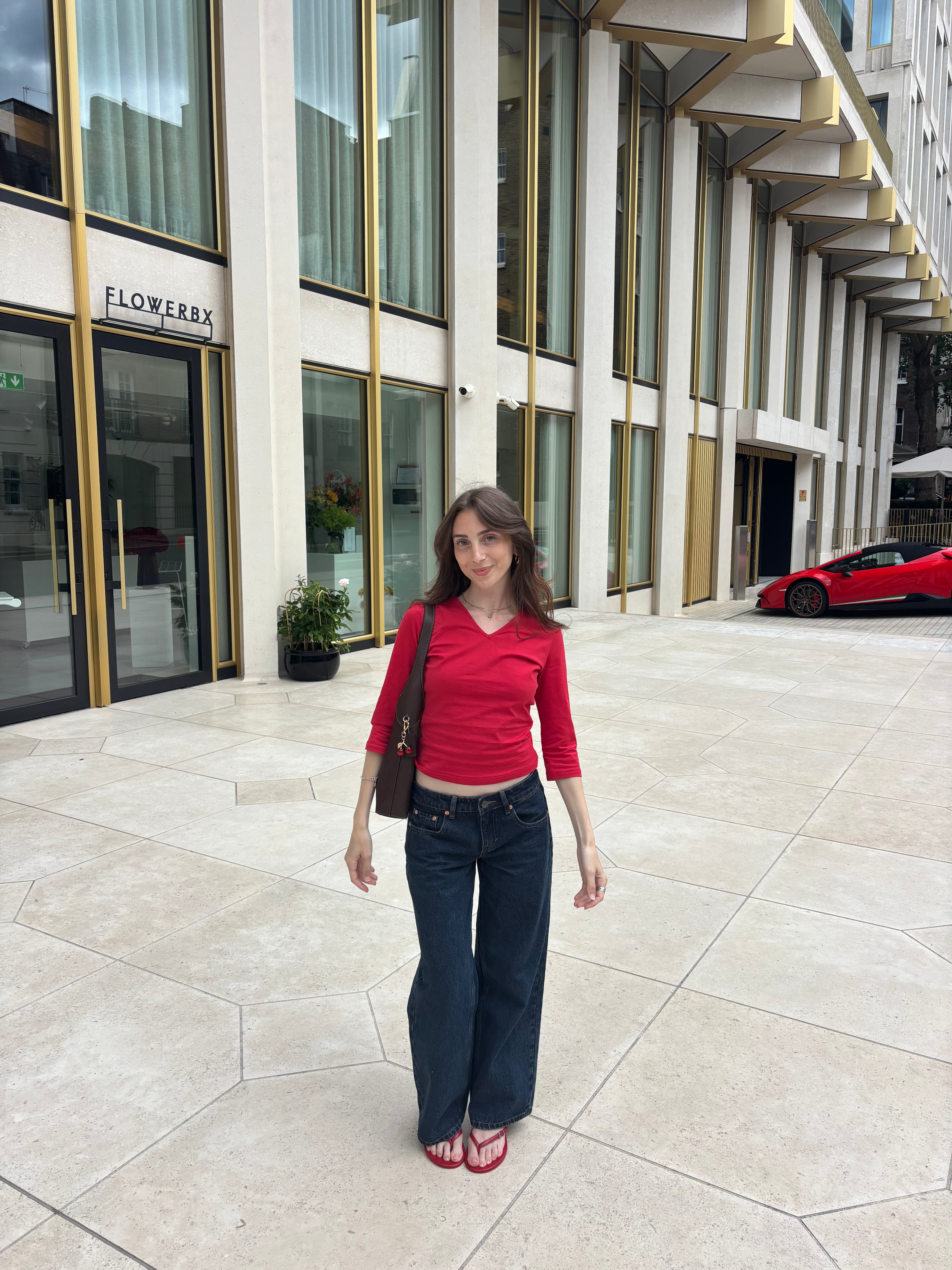 PRE-ORDER Petite Wide Leg Jeans | Dark Wash